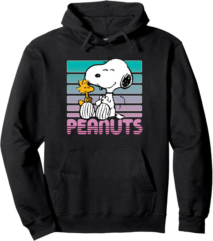 Peanuts – Retro Peanuts Snoopy Woodstock Pullover Hoodie