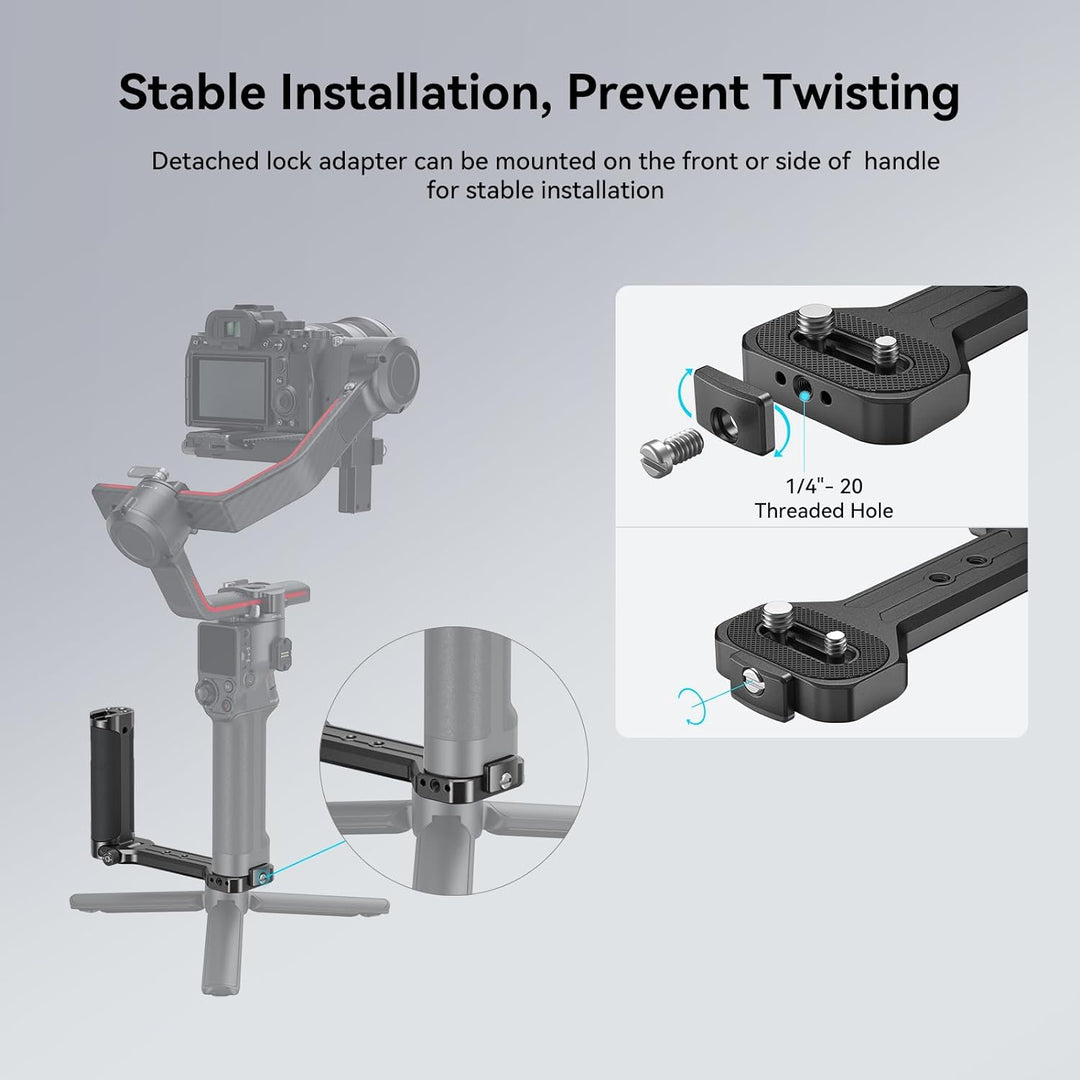 SMALLRIG Side Handle Seitengriff für DJI Ronin-S/SC / RS2 / RSC2 / RS 3 / RS 3 Pro/RS 3 Mini & ZHIYU