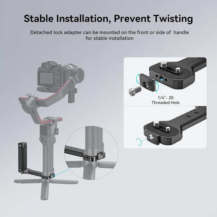 SMALLRIG Side Handle Seitengriff für DJI Ronin-S/SC / RS2 / RSC2 / RS 3 / RS 3 Pro/RS 3 Mini & ZHIYU
