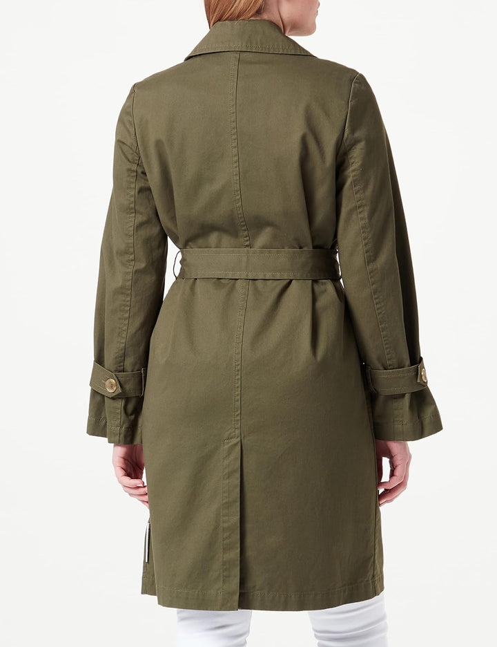 Marc O'Polo Damen Woven Coats 38 477-Wilde Olive, 38 477-Wilde Olive