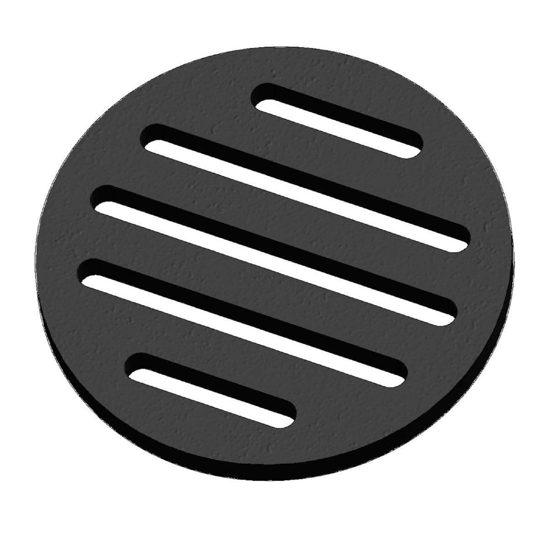 Kaminrost/Ascherost Rund Ø 145 x 10 mm für verschiedene Kaminofen Modelle - Ascherost aus massivem S