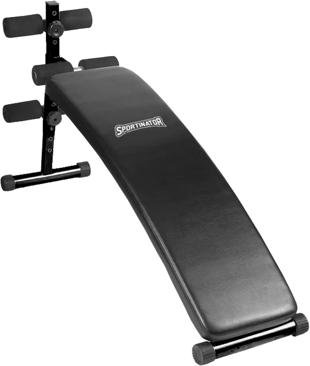 SPORTINATOR® Sit Up verstellbare Hantelbank – Trainingsbank mit 5-fach verstellbarer Höhe (57-78 cm)