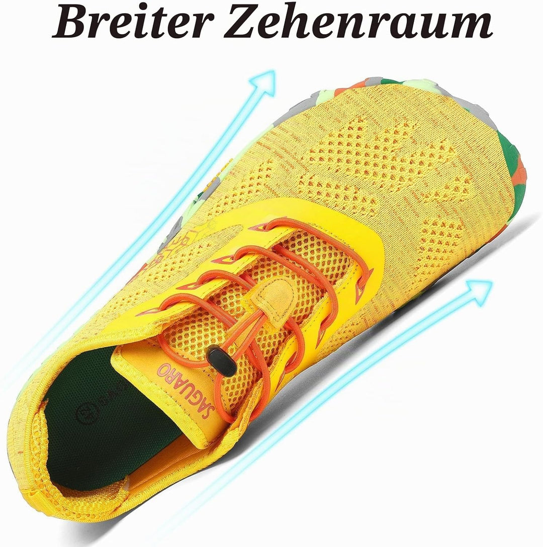 SAGUARO Unisex Barfussschuhe Traillaufschuhe Schnell Trocknend Wassersportschuhe, Gr. 36-47 36 EU Ge