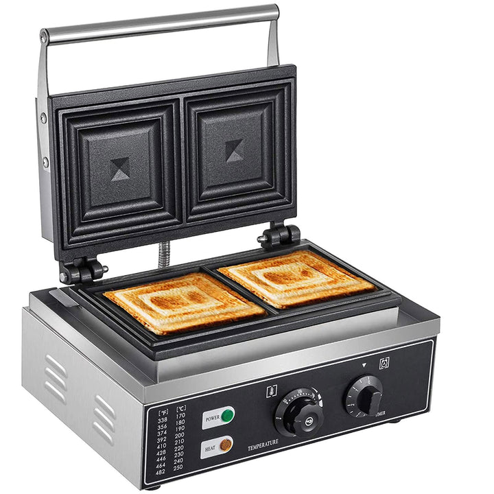 Sandwichmaker Sandwichtoaster Antihaftbeschichtete Platten Kontaktgrill Panini Maker mit Cool Touch-