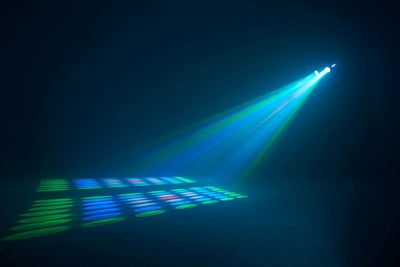 Lenco LFM-110 Dual Matrix RGB Partylicht - mit Nebelmaschine - integrierte Lichtshowprogramme - 1 Li