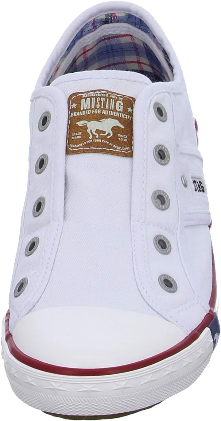 MUSTANG Herren Stiefel Sneaker 43 EU Weiss, 43 EU Wei&#xDF;