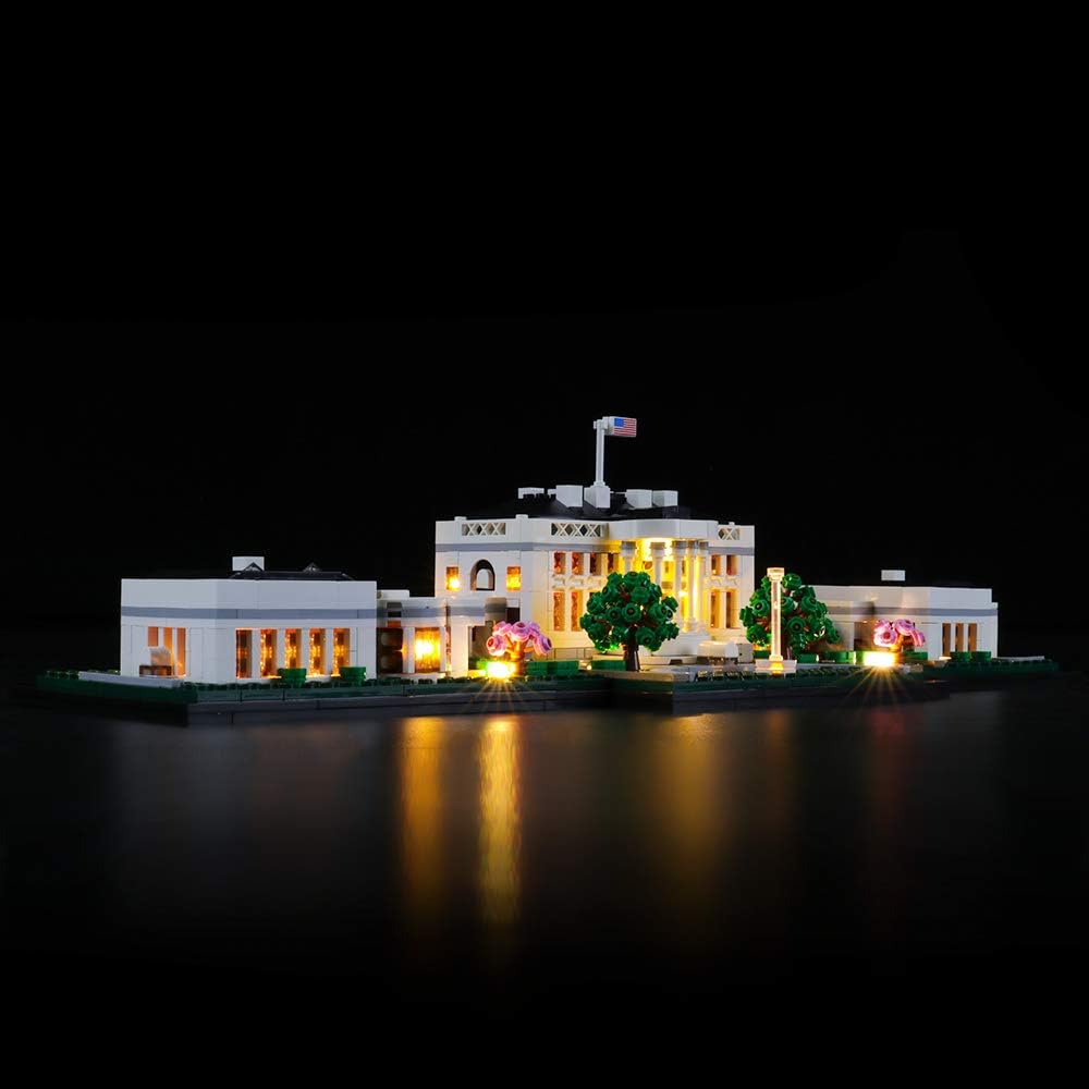 LIGHTAILING Licht-Set Für (Architecture White House) Modell - LED Licht-Set Kompatibel Mit Lego 2105