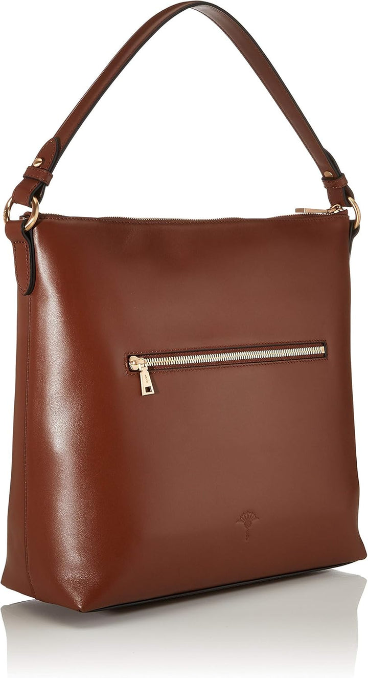 Joop! Nausica Estia Hobo Mvz Schultertasche Braun (Cappuccino), Braun (Cappuccino)