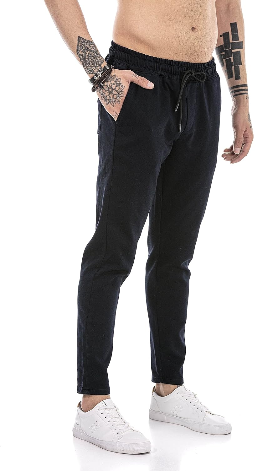 Redbridge Hose für Herren Freizeit-Hose Jogger Pants Chino S Blau, S Blau