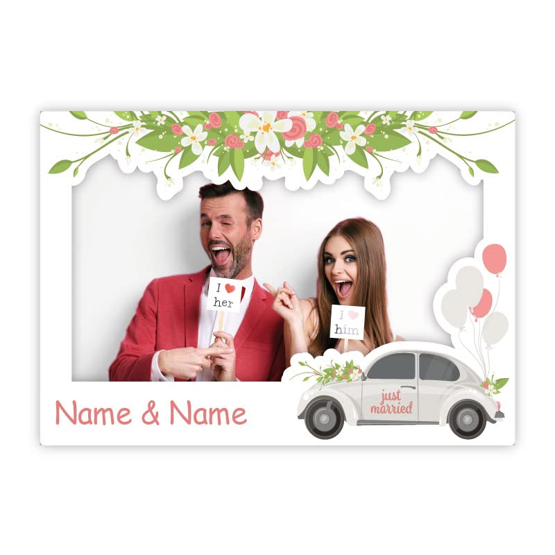 LARGE FORMAT Personalisierter Selfie-Rahmen, Rahmen für Partys und Firmenveranstaltungen, 100 x 70 c
