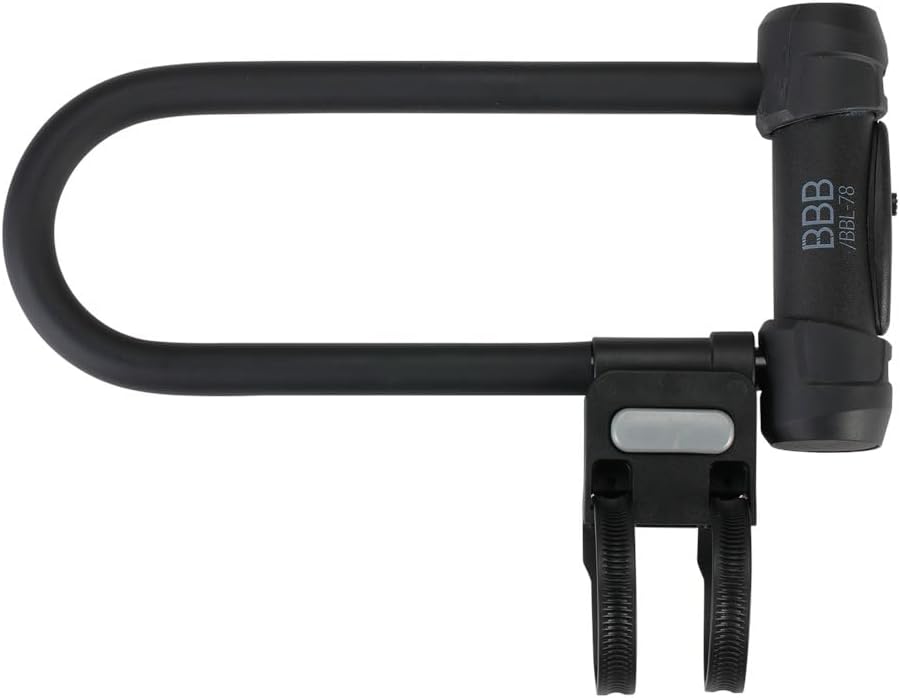 BBB Cycling Fahrradschloss mit Schlüssel Secure U ART-3,SoldSecure Gold Zertifiziert Hochsicherheits