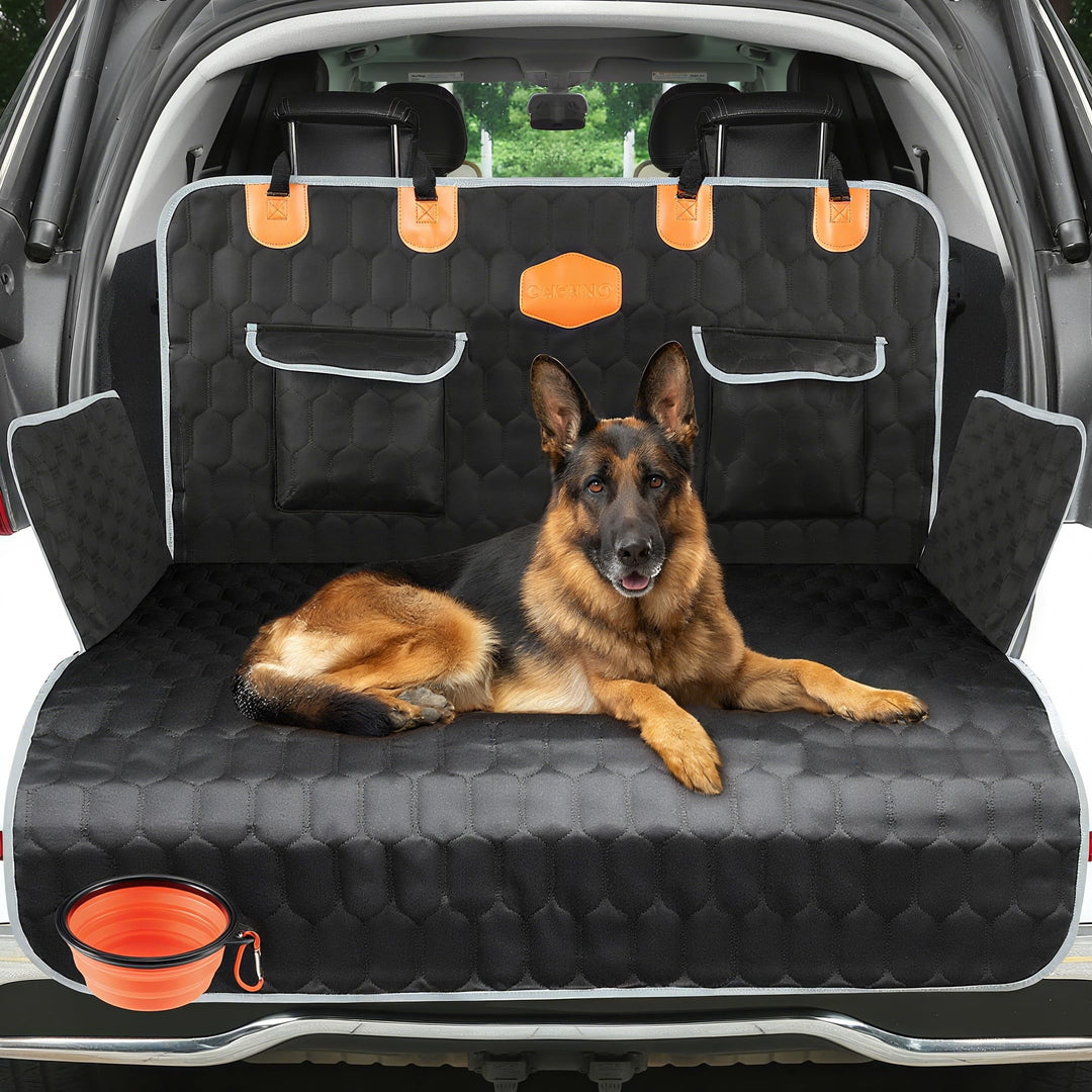 OneAmg Kofferraumschutz Hund Hundedecke Auto Rückbank rutschfest Wasserdicht Kratzfest Kofferraum Sc