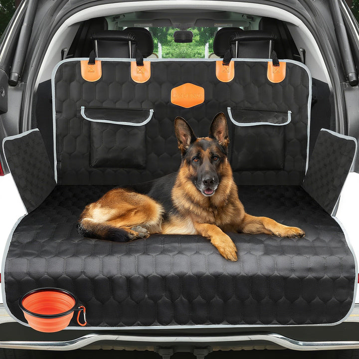 OneAmg Kofferraumschutz Hund Hundedecke Auto Rückbank rutschfest Wasserdicht Kratzfest Kofferraum Sc