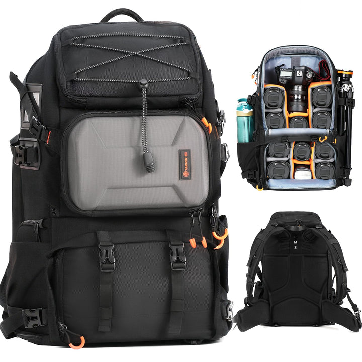 TARION Grosser Kamerarucksack Kamera Rucksack: Professionelle DSLR Drohnen Rucksack mit 17,3 Zoll La