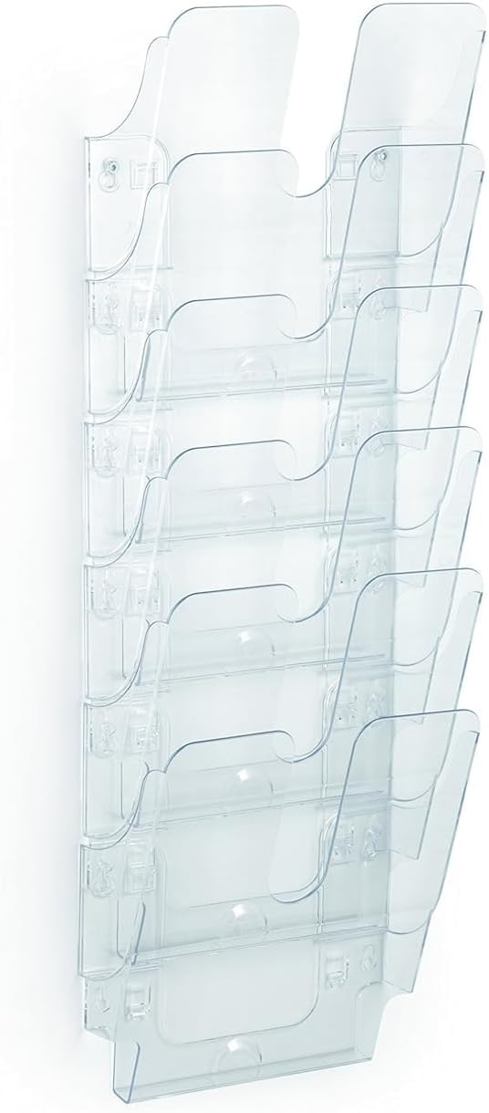 Durable Prospektspenderset (Flexiplus 6, A4 Hochformat) 1 Set, transparent, 1700008401, Transparent