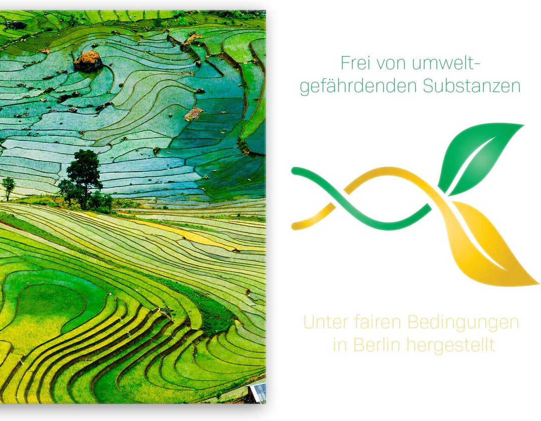 ge Bildet Bild auf Leinwand | Landschaftsbilder - Reisfelder in der Provinz Lao Cai - Vietnam K in 7