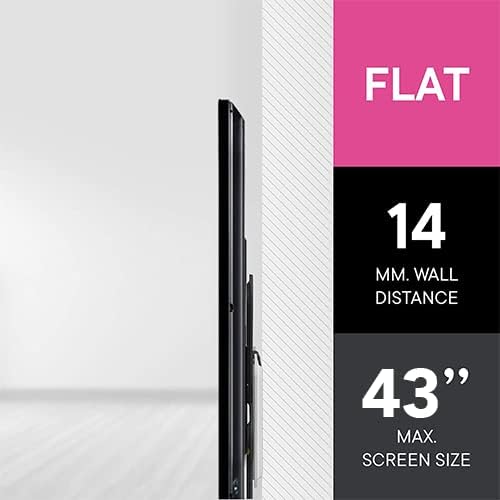 One For All TV-Wandhalterung - Fernseher Halterung - Curved 4K OLED QLED LED Flachbildfernseher - 13