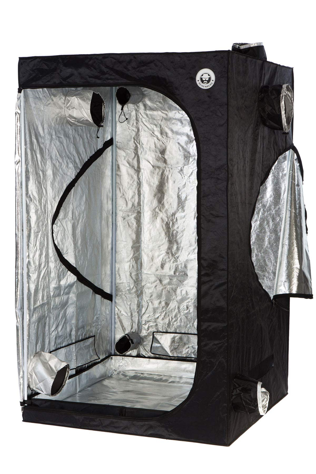 Heisenberg Growzelt Grow Growschrank für Homegrowing, Indoor Pflanzenzucht (120x120x200), 120x120x20