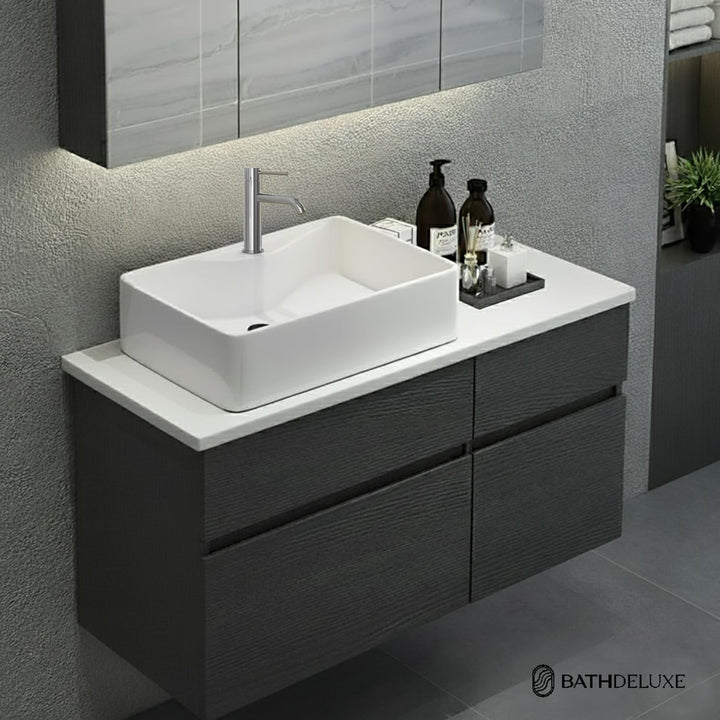Søvang Wasserhahn Bad – Waschtischarmatur 18,3 cm, Waschbeckenarmatur Chrom, Anti-Fingerprint & Einf