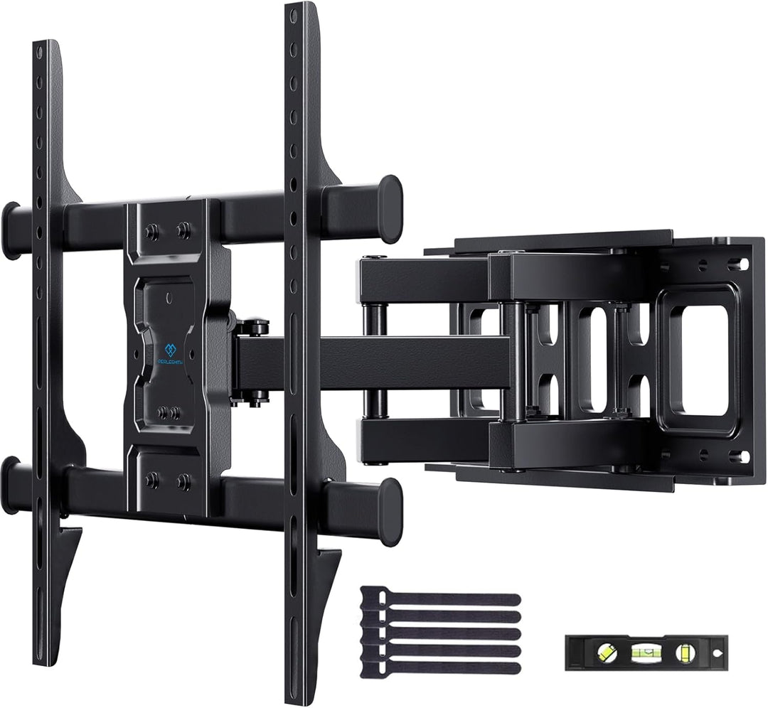 PERLESMITH TV Wandhalterung, Wandhalterung Fernseher für 37-85 Zoll Flach/Curved Fernseher bis zu 60