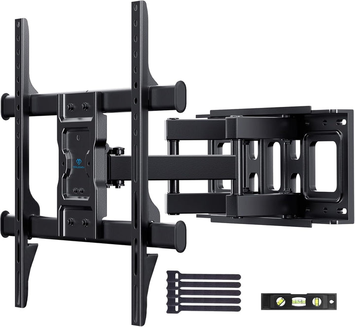 PERLESMITH TV Wandhalterung, Wandhalterung Fernseher für 37-85 Zoll Flach/Curved Fernseher bis zu 60