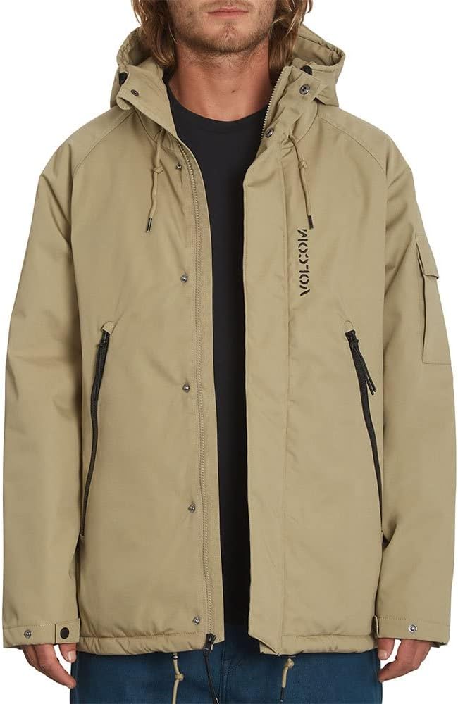 Volcom Herren Stoke Stone Jacket Jacke S Kaki, S Kaki