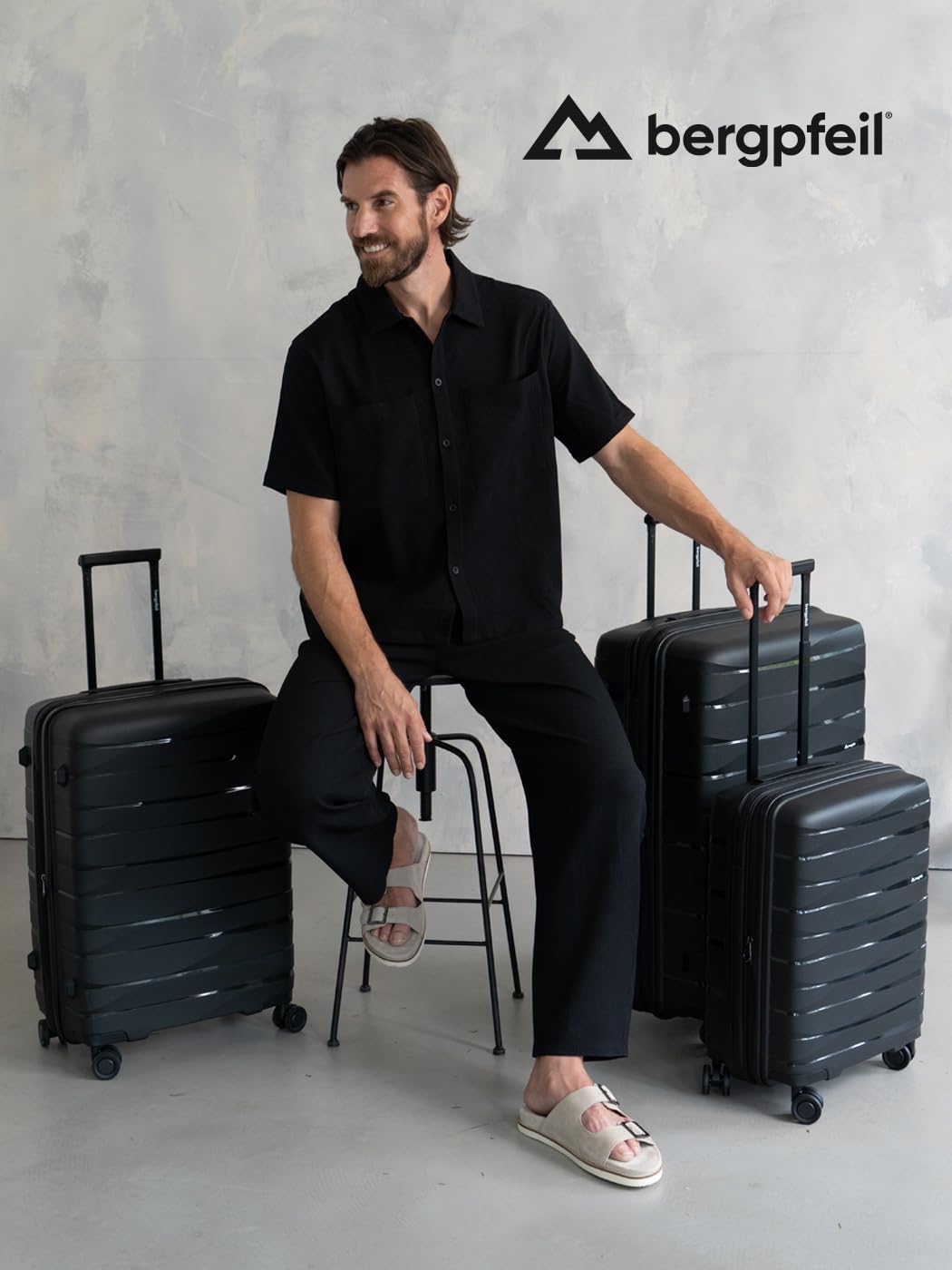 Hartschalenkoffer XL Reisekoffer leicht 77 cm | Large Trolley Unisex Polypropylen nur 4,4 kg langleb