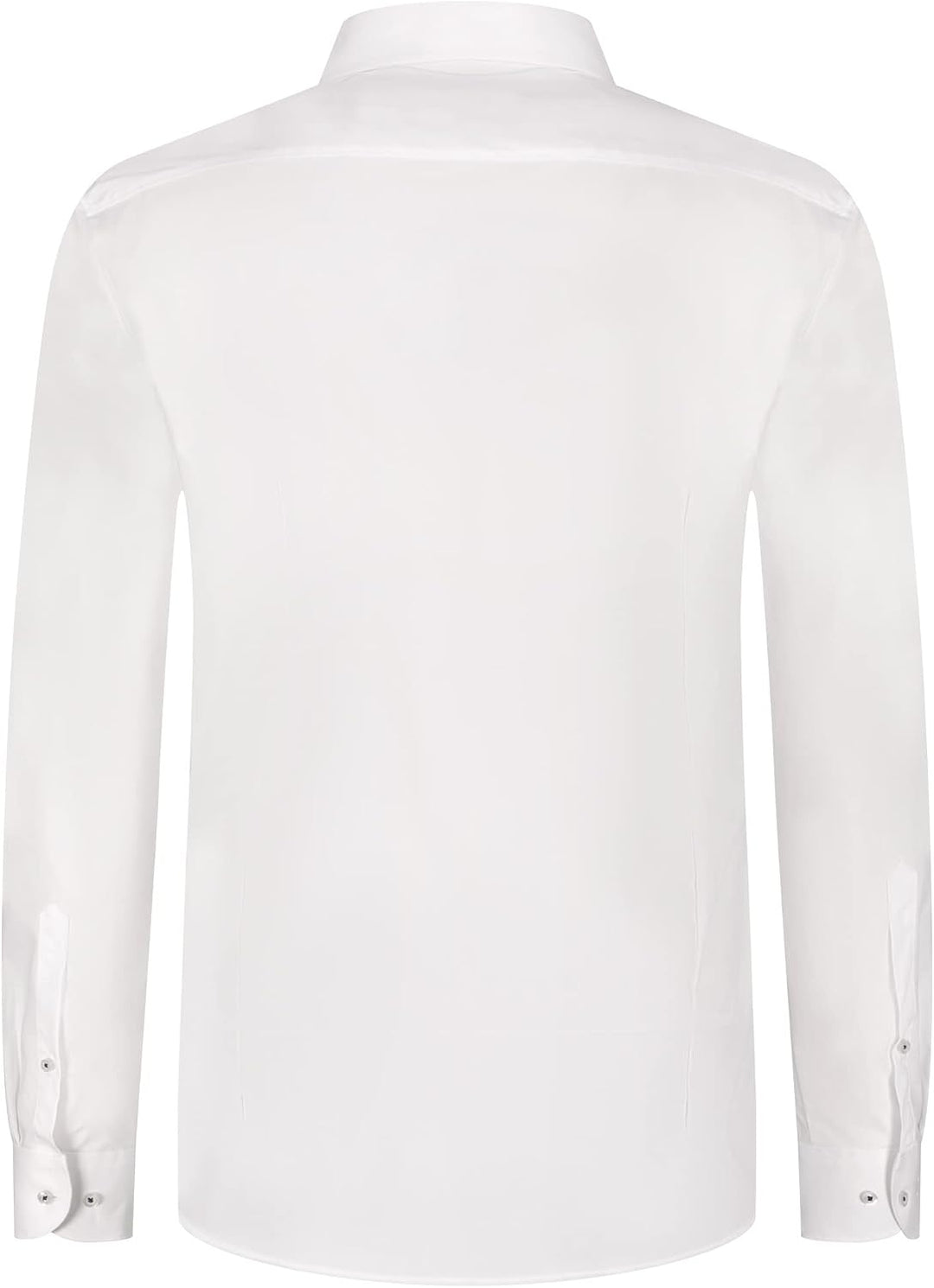 OLYMP Herren Businesshemd Langarm Level Five,Einfarbig,Body fit,Royal Kent 39 Weiss 00, 39 Weiss 00