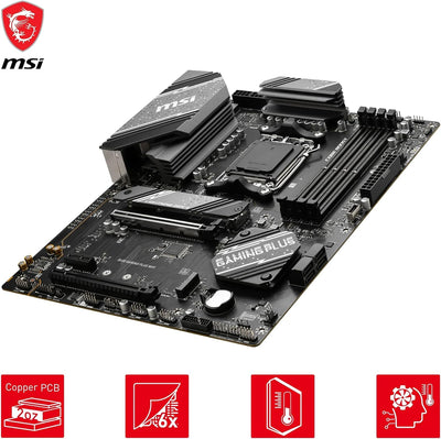 MSI B650 Gaming Plus WiFi Motherboard (unterstützt AMD Ryzen 7000 Prozessoren, AM5 - DDR5 Memory Boo