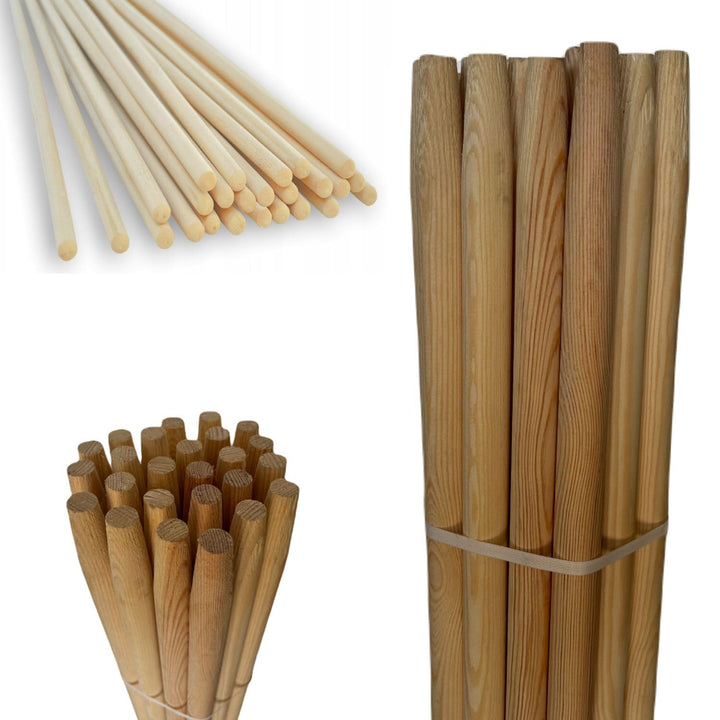 All4All Schaufelstiel 130cm, Holzgrif, Spatenstiel,Ersatz Spaten,Holz Stiel aus Buche,Ersatzstiel,Ga
