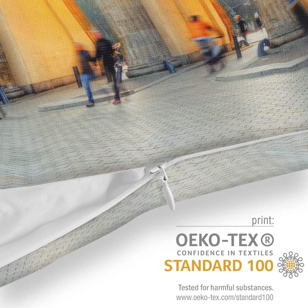 VOID Brandenburger Tor Berlin Kissenbezug Kissenhülle Sofakissen Kissen Deko Outdoor-Kissen Dekokiss