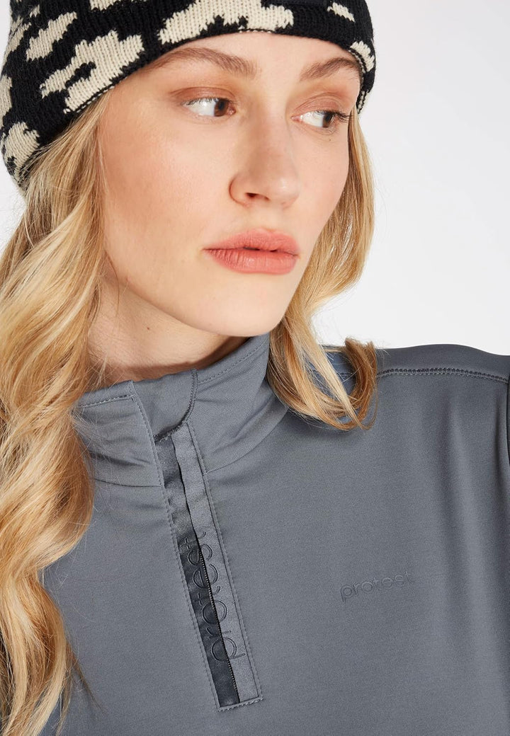 Protest Damen 1/4-reissverschluss FABRIZ XS Manatee, XS Manatee