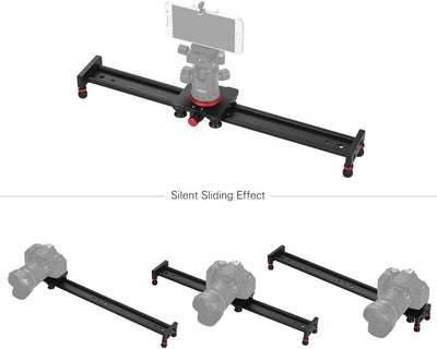 Andoer Slider Dolly Video Slider Dolly Kamera Track Slider Foto Aluminiumlegierung f¨¹r DSLR-Kamera