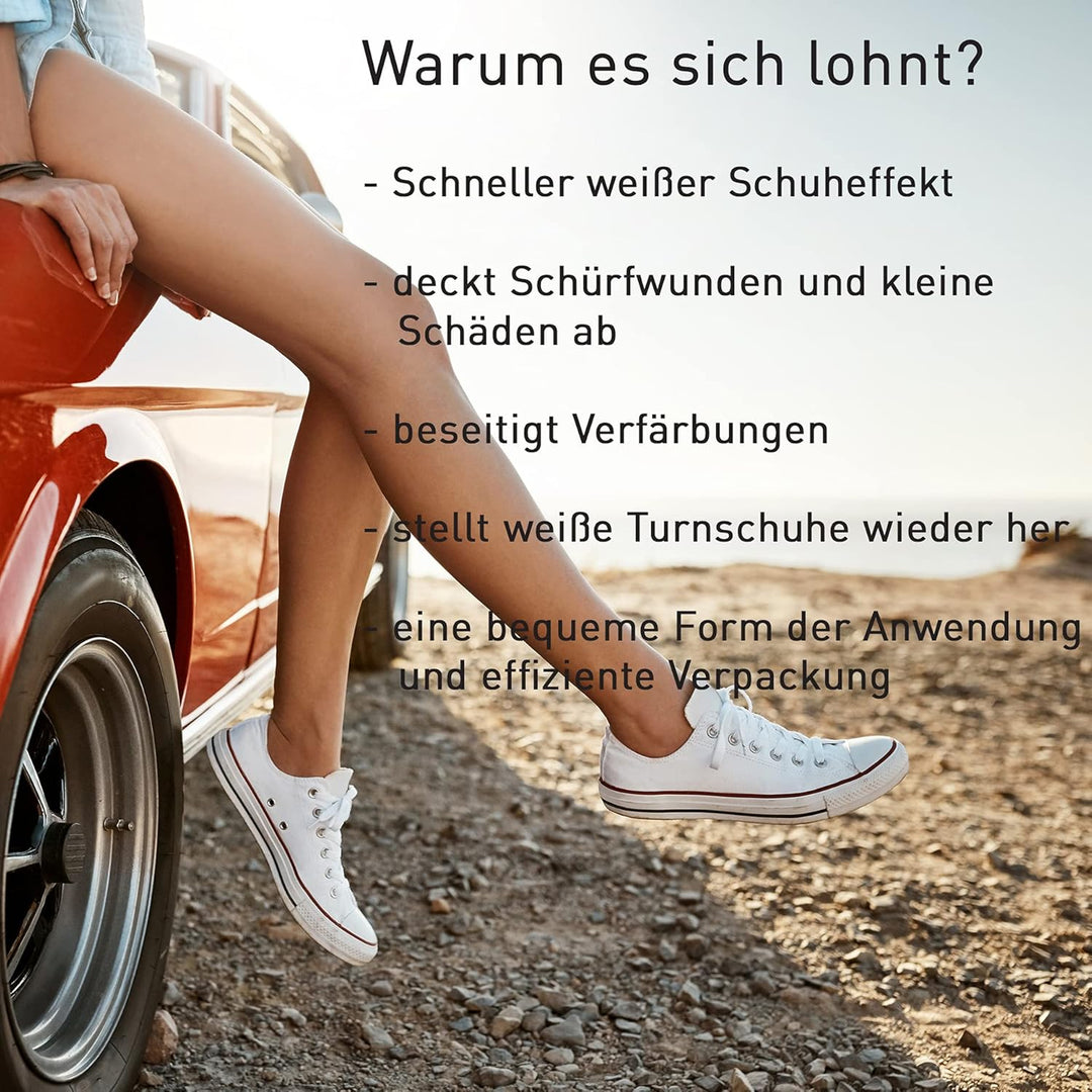 Cocciné - Sneaker Whitener, Schuhreiniger Weisse Schuhe, Schuh Weissmacher, Sneaker Cleaner Weiss, S