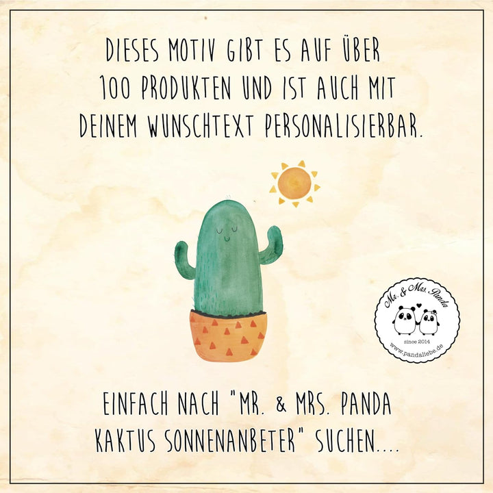 Mr. & Mrs. Panda Motiv WC Sitz Kaktus Sonnenanbeter - Geschenk, WC-Sitz, Toilette, glücklich, Kaktee