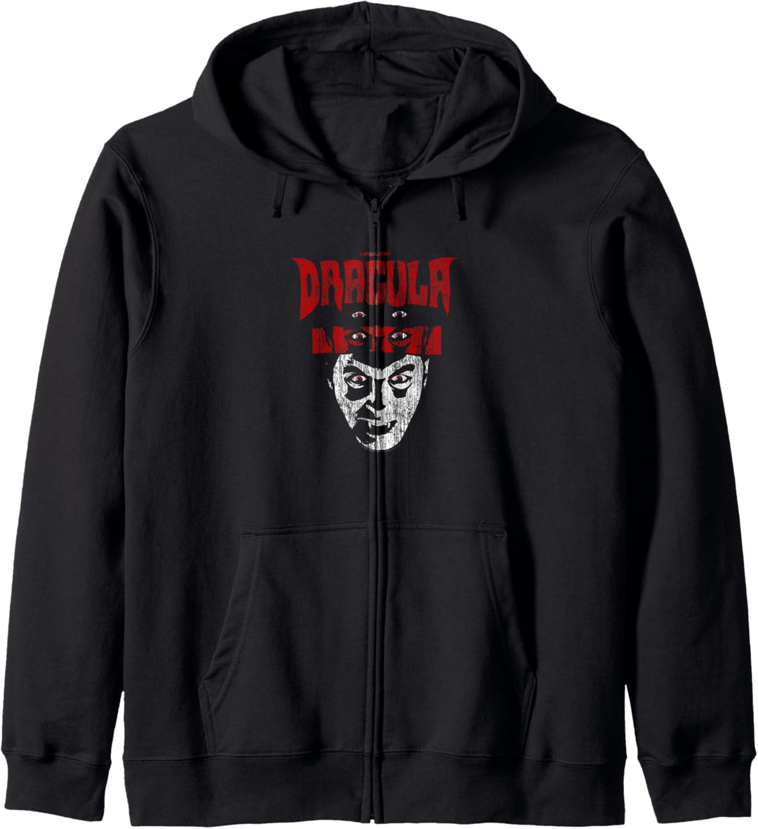 Universal Monsters Distressed Dracula Portrait Logo Kapuzenjacke