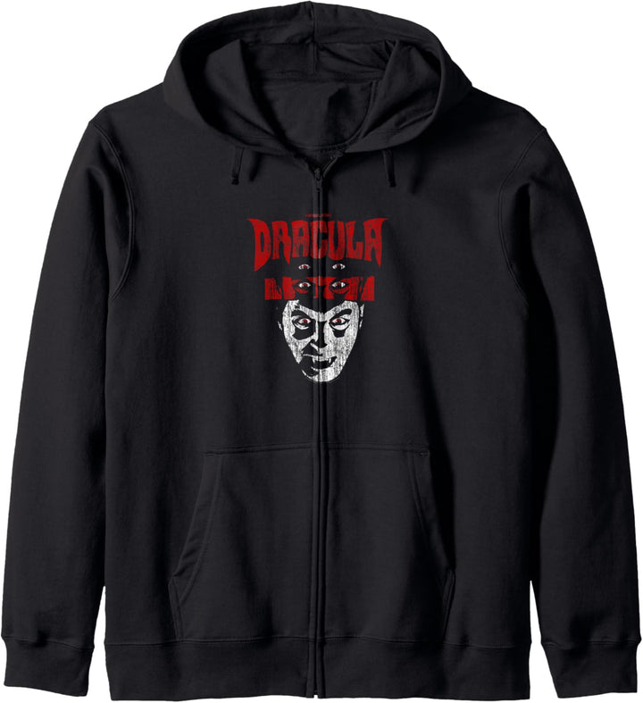 Universal Monsters Distressed Dracula Portrait Logo Kapuzenjacke