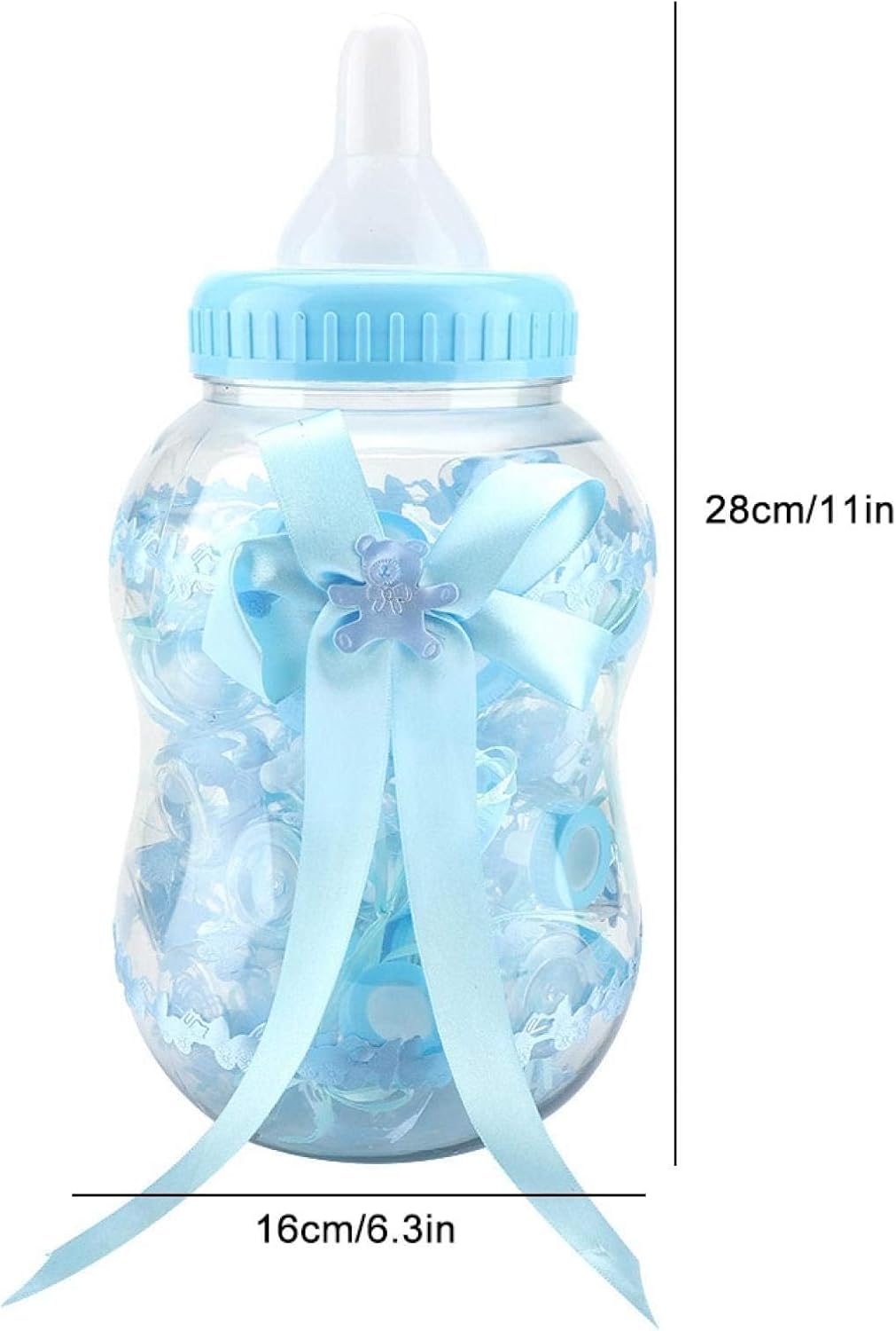 Cyrank Süssigkeiten Flaschen Wiederverwendbar, 30 Flasche Candy Flaschen Geschenkbox, Junge Süssigke
