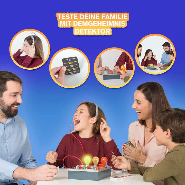 PLAY FUN BY IMC TOYS Geheimnis Detektor | Wahrheit oder Lüge Spiel, lustiges Familien-Brettspiel für