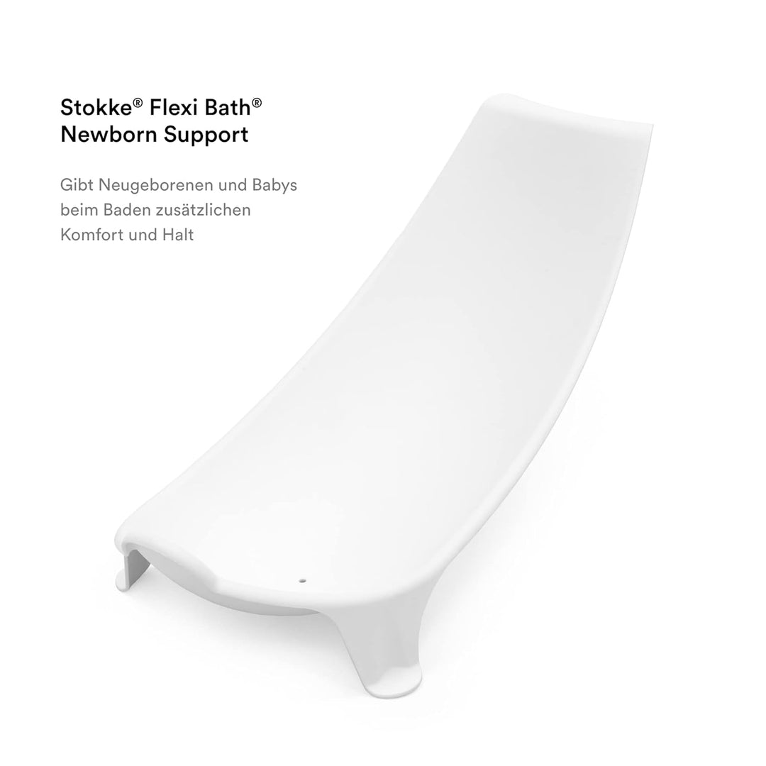 Stokke Flexi Bath Newborn Support, White – Massgefertigt für die faltbare Badewanne Stokke Flexi Bat