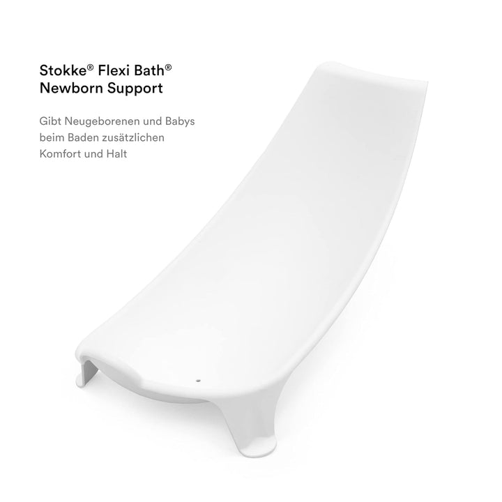 Stokke Flexi Bath Newborn Support, White – Massgefertigt für die faltbare Badewanne Stokke Flexi Bat