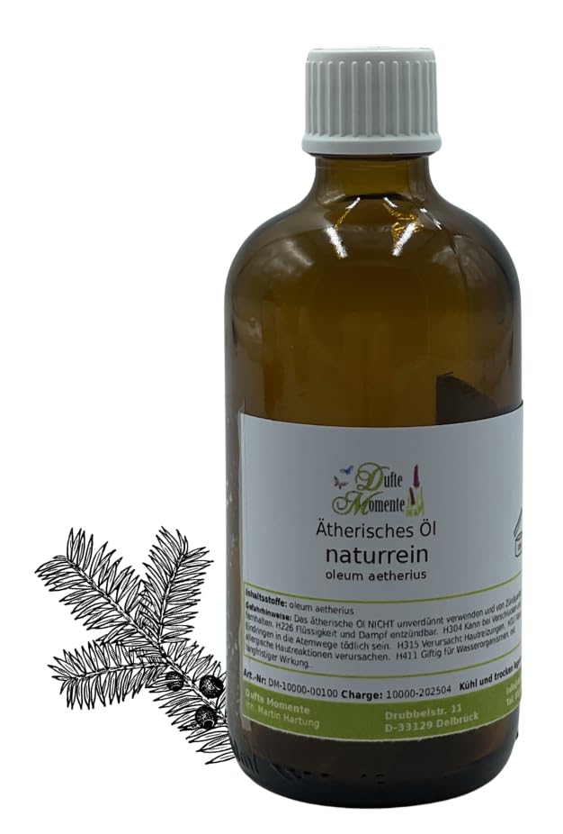 Dufte Momente | ätherisches Öl Edeltannennadel 100ml | naturrein | für Aufguss Duftlampe Diffusor un