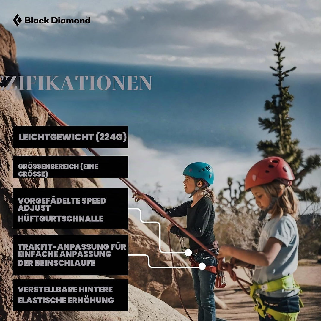 Black Diamond Herren Solution Klettergurt Klettersteiggurt Einheitsgrösse Kingfisher, Einheitsgrösse
