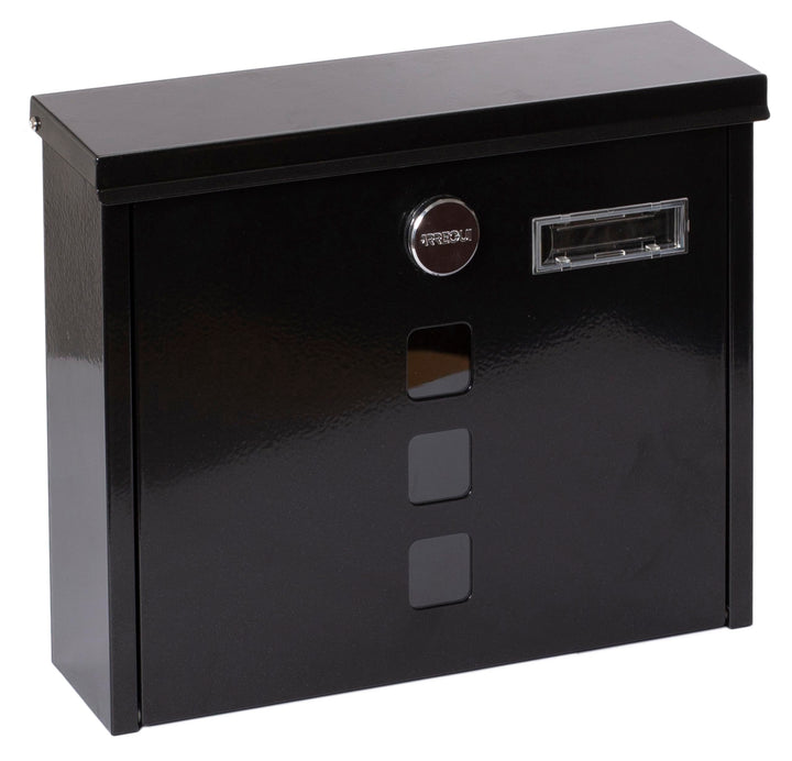 ARREGUI Chance E7104 Briefkasten aus Verzinktem Stahl, Grösse M (DIN A4), Mit Schutzklappen für Einw
