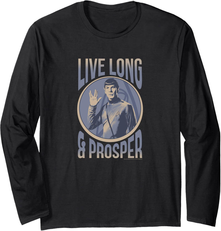 Star Trek Spock Live Long Langarmshirt