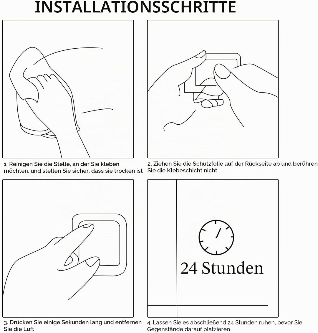 ZUNTO Handtuchhalter für Badezimmer + Toilettenpapierhalter + 2 Stück Klebehaken, Edelstahl Badezimm