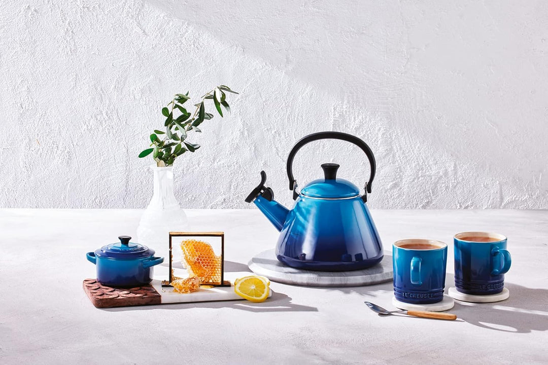 LE CREUSET Mini-Cocotte aus Steinzeug, 200 ml, 10 x 5 cm, Azure, 71901102200100 Bamboo, Bamboo