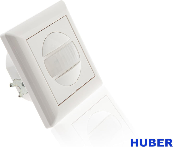 HUBER Motion 13R PIR Bewegungsmelder 170° für Innen I Unterputz Bewegungsmelder - Motion Sensor mit