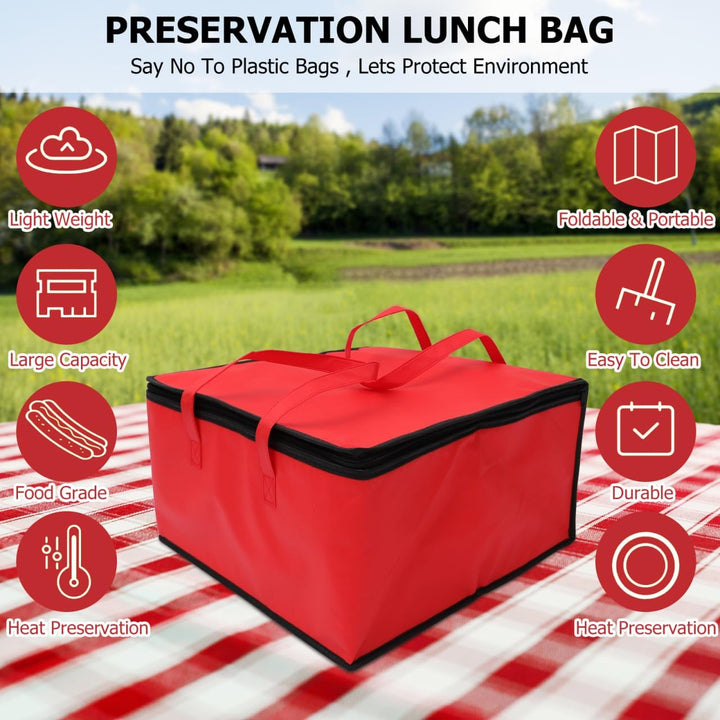 VICASKY Lunchbox mit Kühlakku Kuchen Transportbox Kühlakku Kühlbox für Torten Cooler Bag Electric La