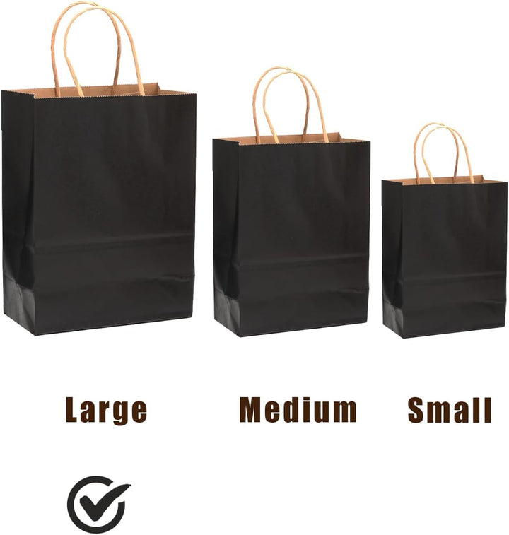 Gcardist Grosse 32Pcs Kraftbeutel Mit Griffen 33x26x13cm Geschenktaschen 16 Verschiedene Senior Farb